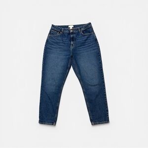 H&M Women's "Mom Slim-Fit High-Waist Ankle Jeans" US14